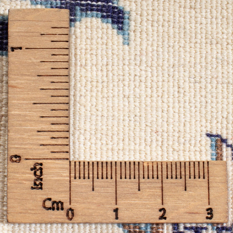 Tapis persan - Nain - Premium - 80 x 50 cm - crème
