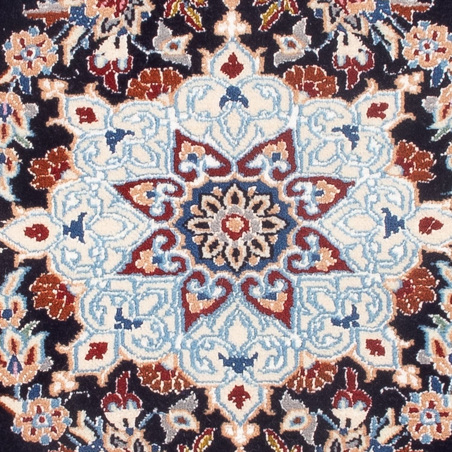 Tapis persan - Nain - Premium - 75 x 50 cm - bleu clair