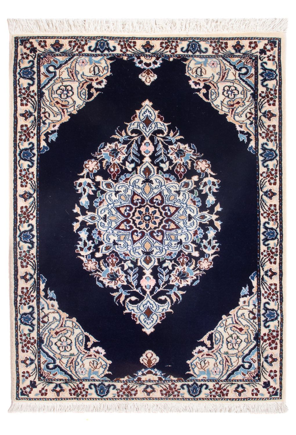 Perserteppich - Nain - Premium - 75 x 50 cm - hellblau