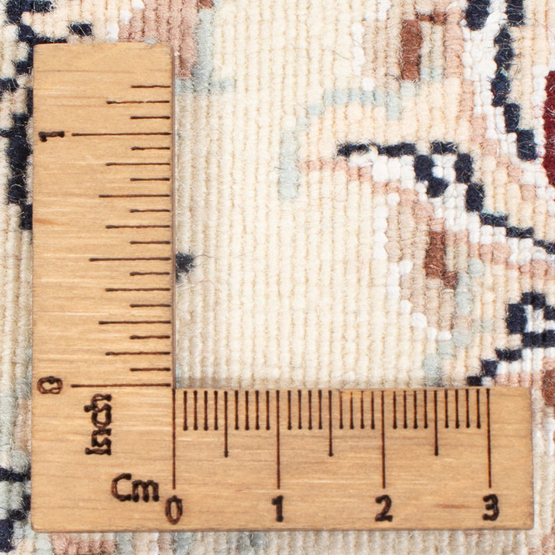 Tapis persan - Nain - Premium ronde  - 105 x 104 cm - bleu foncé