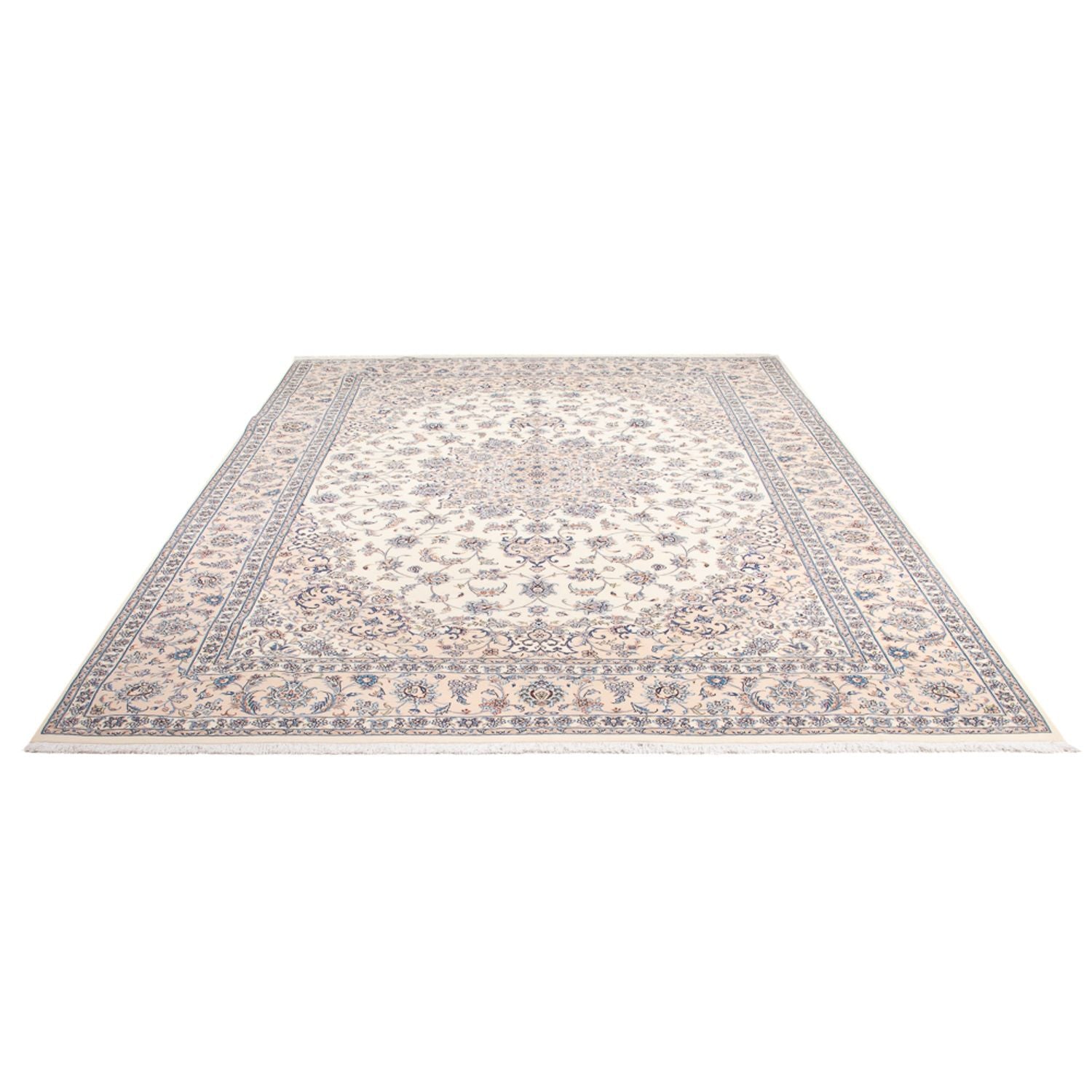 Tapis persan - Nain - Premium - 302 x 200 cm - crème