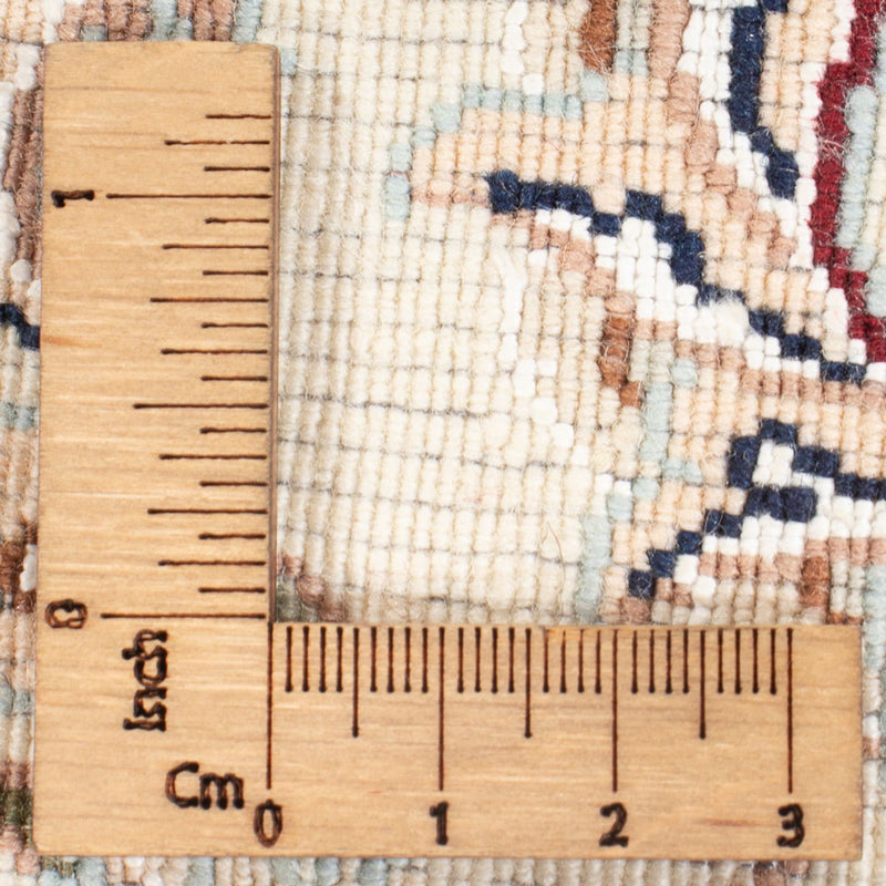 Tapis persan - Nain - Premium ronde  - 111 x 105 cm - bleu foncé