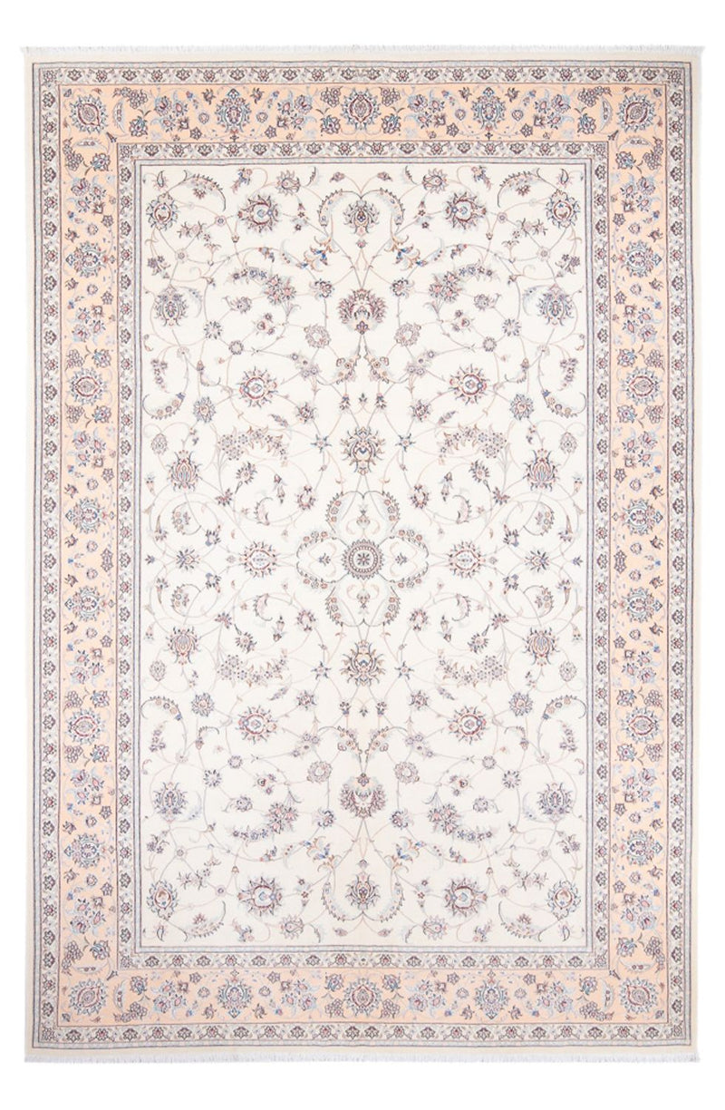 Tapis persan - Nain - Premium - 314 x 201 cm - crème