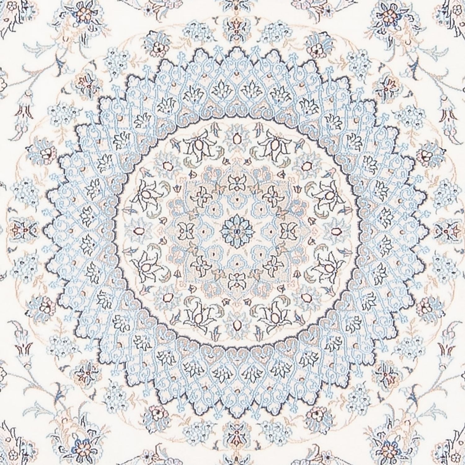 Tapis persan - Nain - Premium - 238 x 170 cm - bleu clair