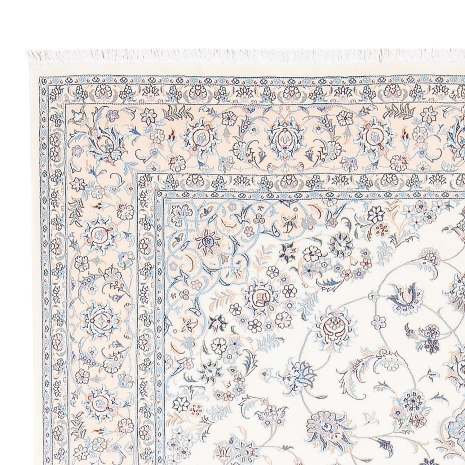 Tapis persan - Nain - Premium - 238 x 170 cm - bleu clair