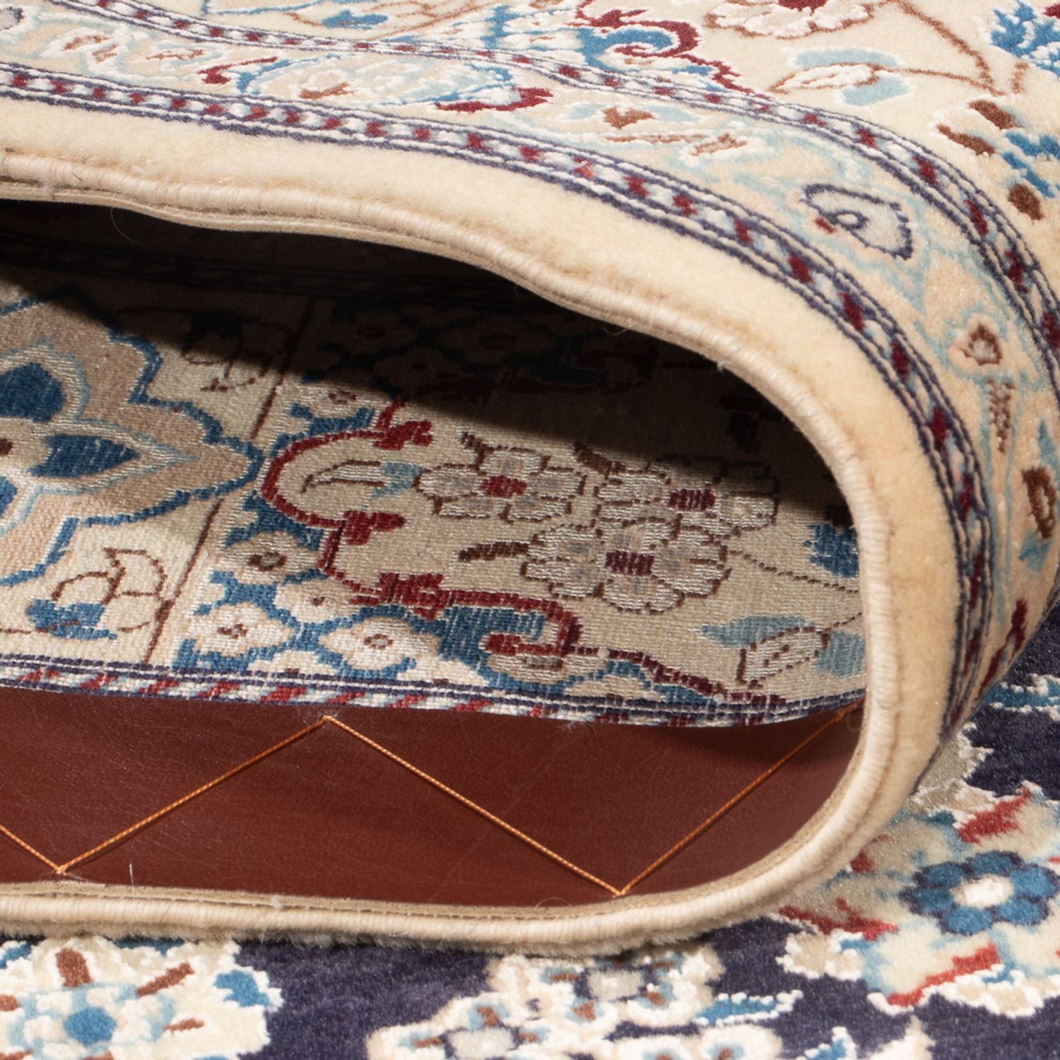 Tapis persan - Nain - Premium - 195 x 130 cm - bleu foncé
