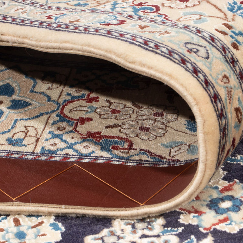 Tapis persan - Nain - Premium - 195 x 130 cm - bleu foncé