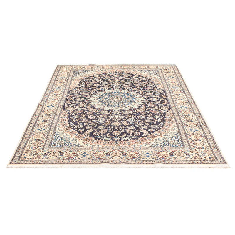 Tapis persan - Nain - Premium - 195 x 130 cm - bleu foncé
