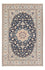 Tapis persan - Nain - Premium - 196 x 133 cm - bleu foncé