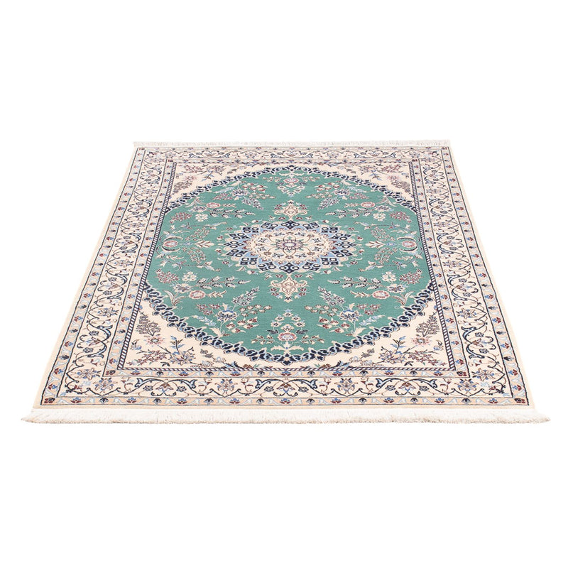 Tapis persan - Nain - Premium - 153 x 100 cm - vert