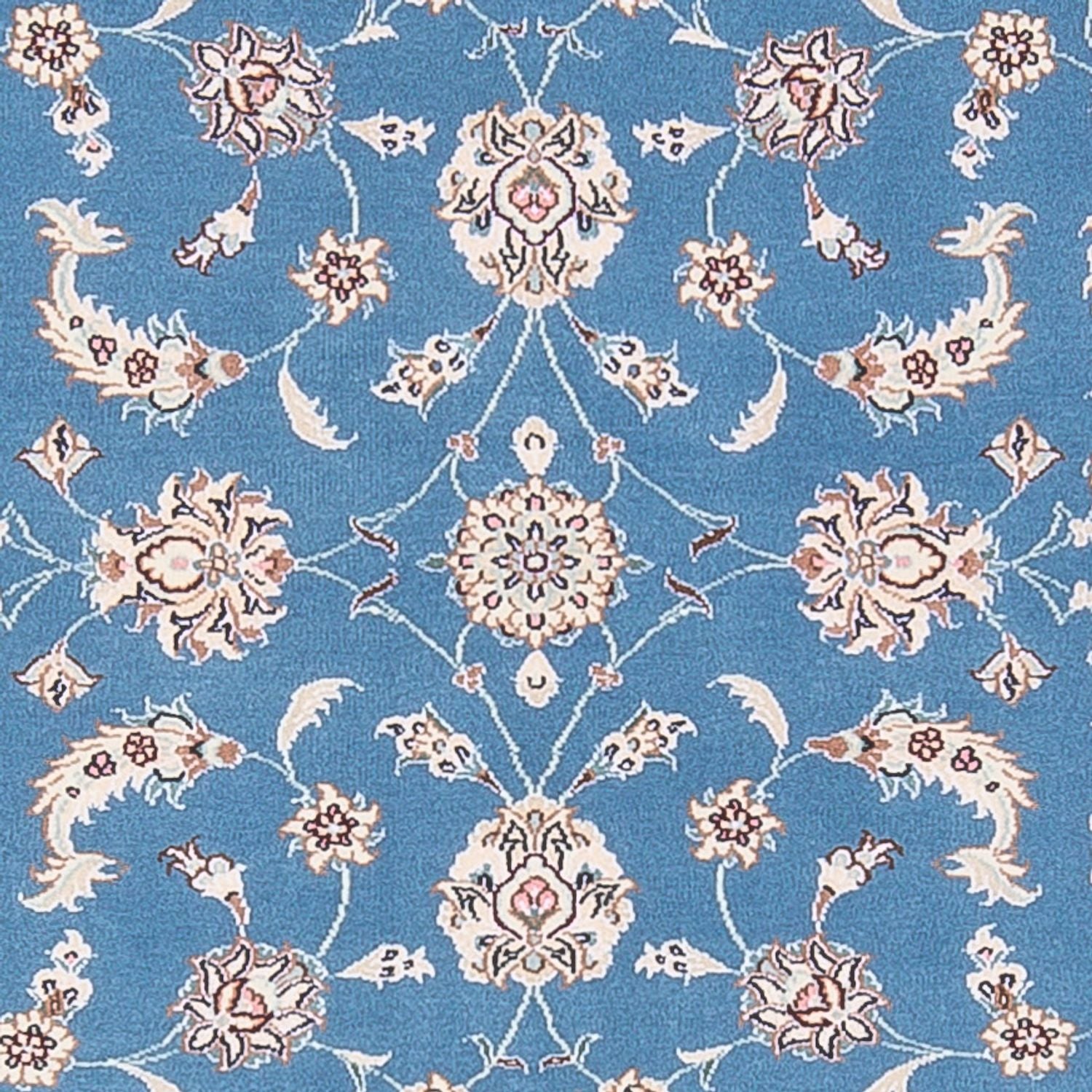 Tapis persan - Nain - Premium - 150 x 103 cm - bleu