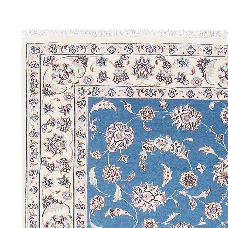Tapis persan - Nain - Premium - 150 x 103 cm - bleu