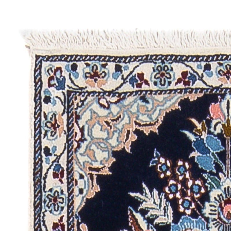 Tapis de couloir Tapis persan - Nain - Premium - 202 x 46 cm - bleu foncé