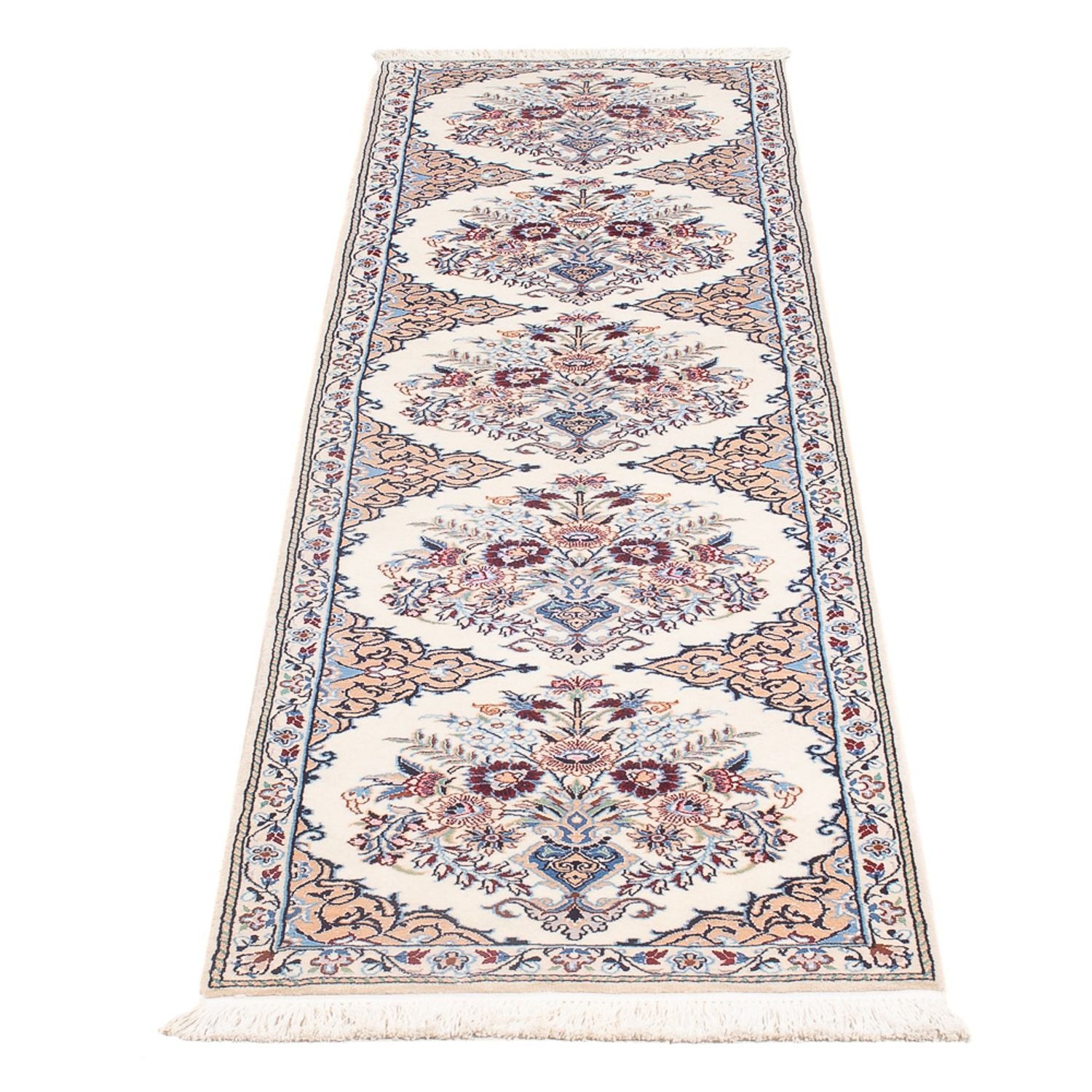 Läufer Perser - Nain - Premium - 203 x 48 cm - creme