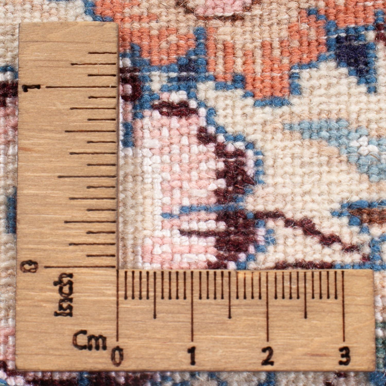 Tapis de couloir Tapis persan - Nain - Premium - 155 x 48 cm - crème