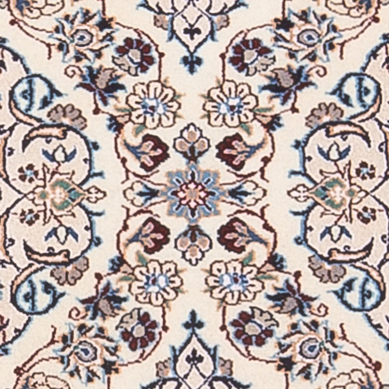 Tapis de couloir Tapis persan - Nain - Premium - 150 x 50 cm - crème