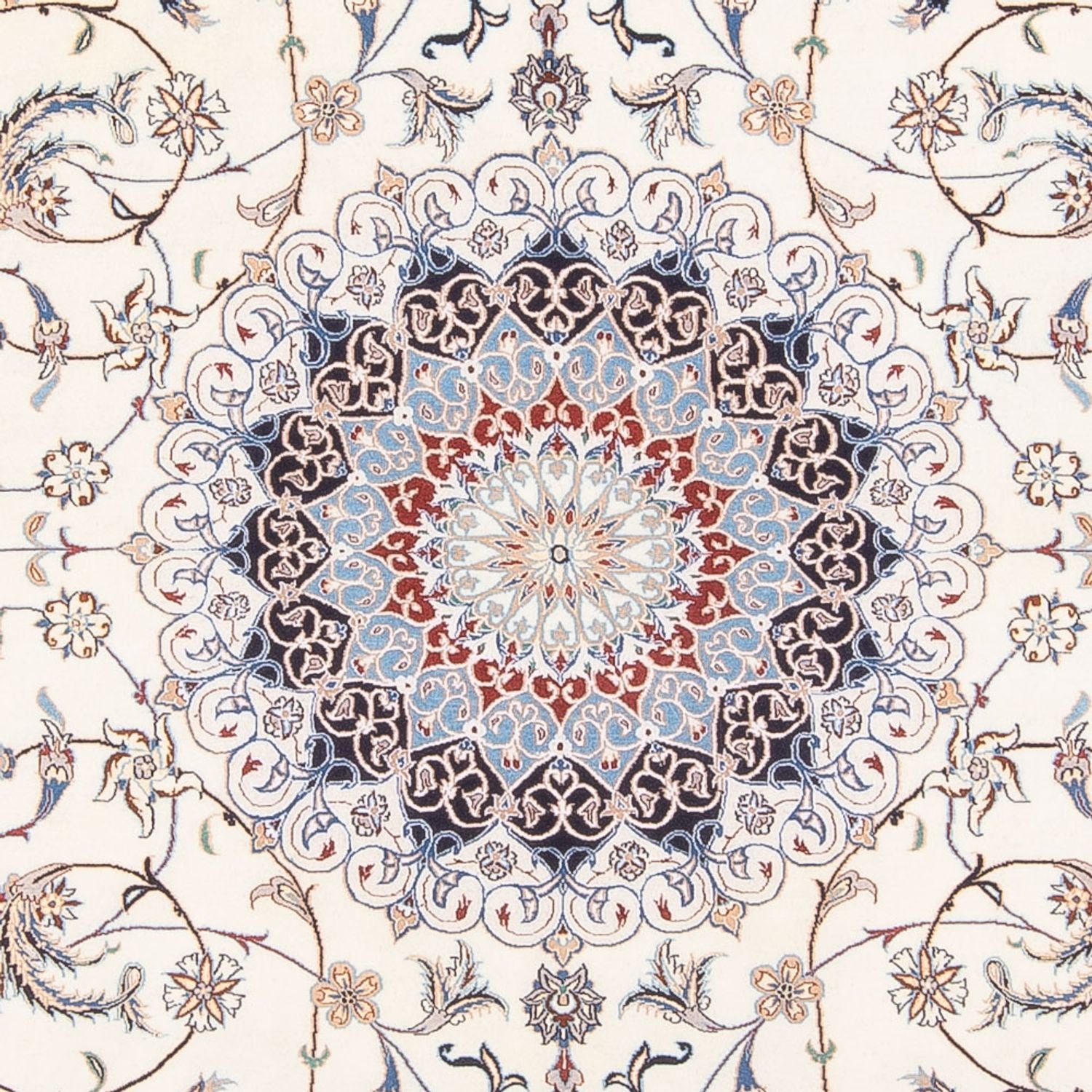 Tapis persan - Nain - Premium - 263 x 210 cm - crème