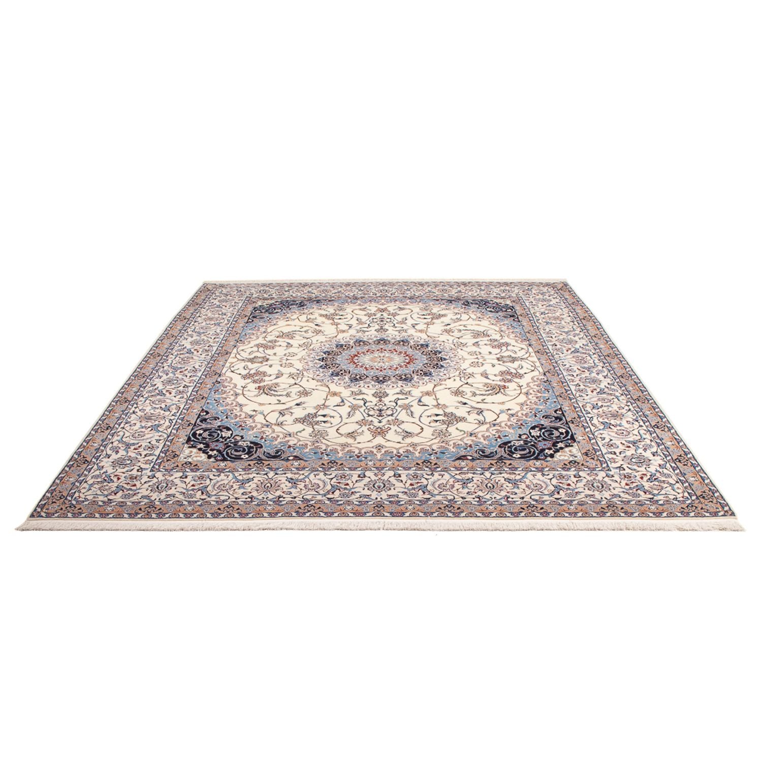 Tapis persan - Nain - Premium - 263 x 210 cm - crème