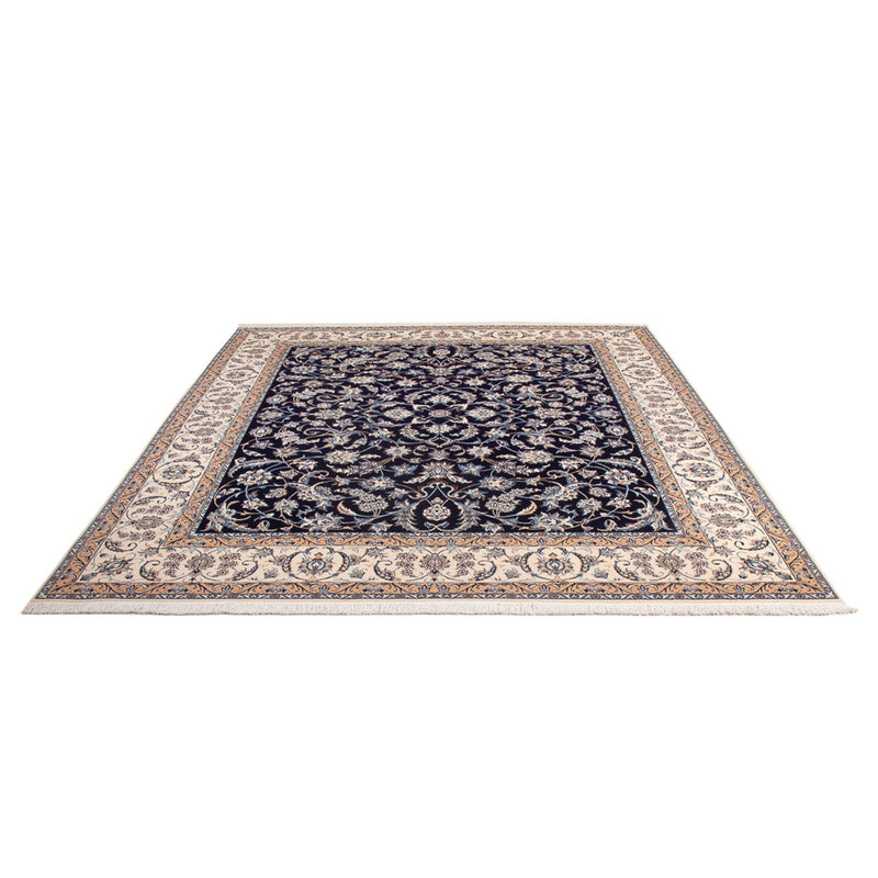 Tapis persan - Nain - Premium - 260 x 205 cm - bleu foncé