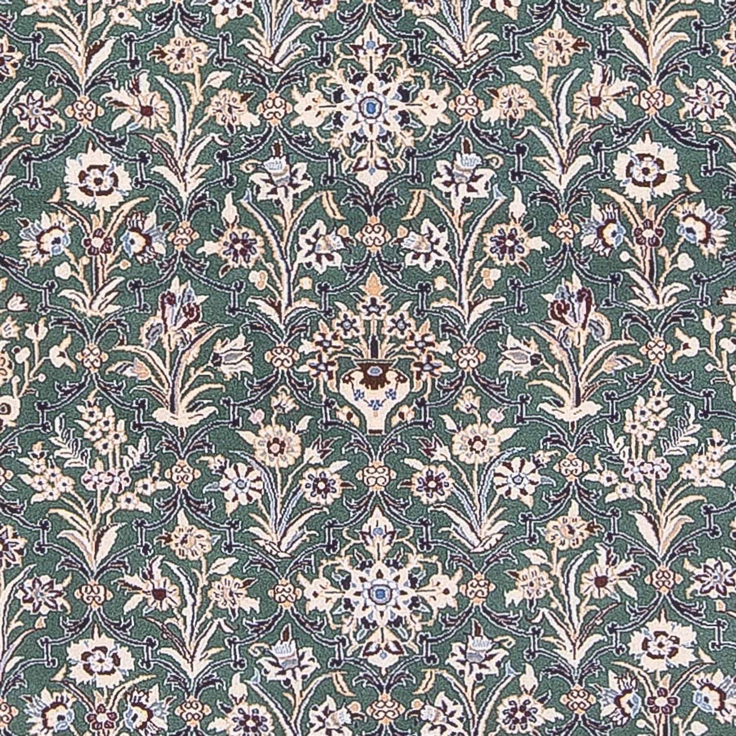 Tapis persan - Nain - Premium - 205 x 130 cm - vert menthe