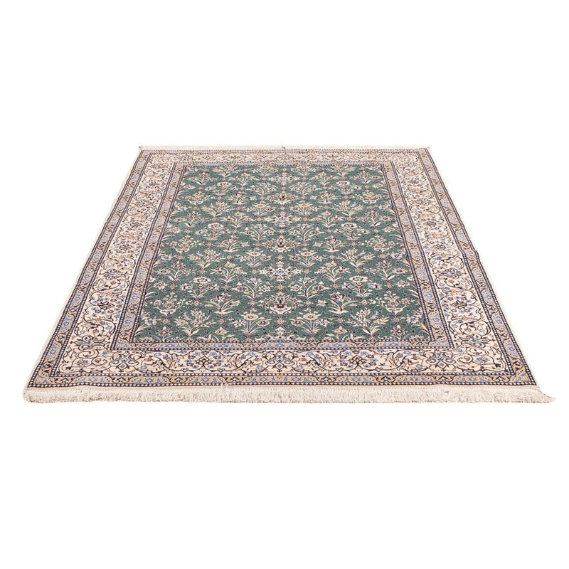 Tapis persan - Nain - Premium - 205 x 130 cm - vert menthe