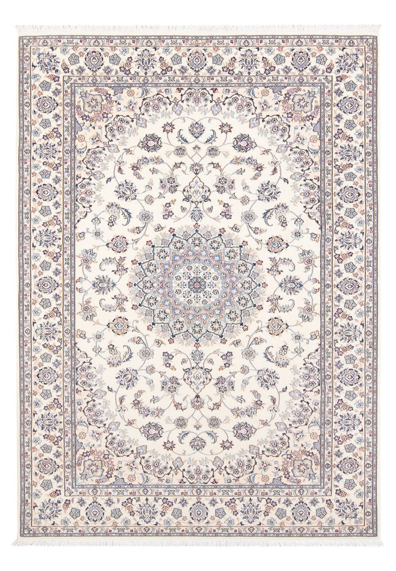 Tapis persan - Nain - Premium - 208 x 130 cm - crème