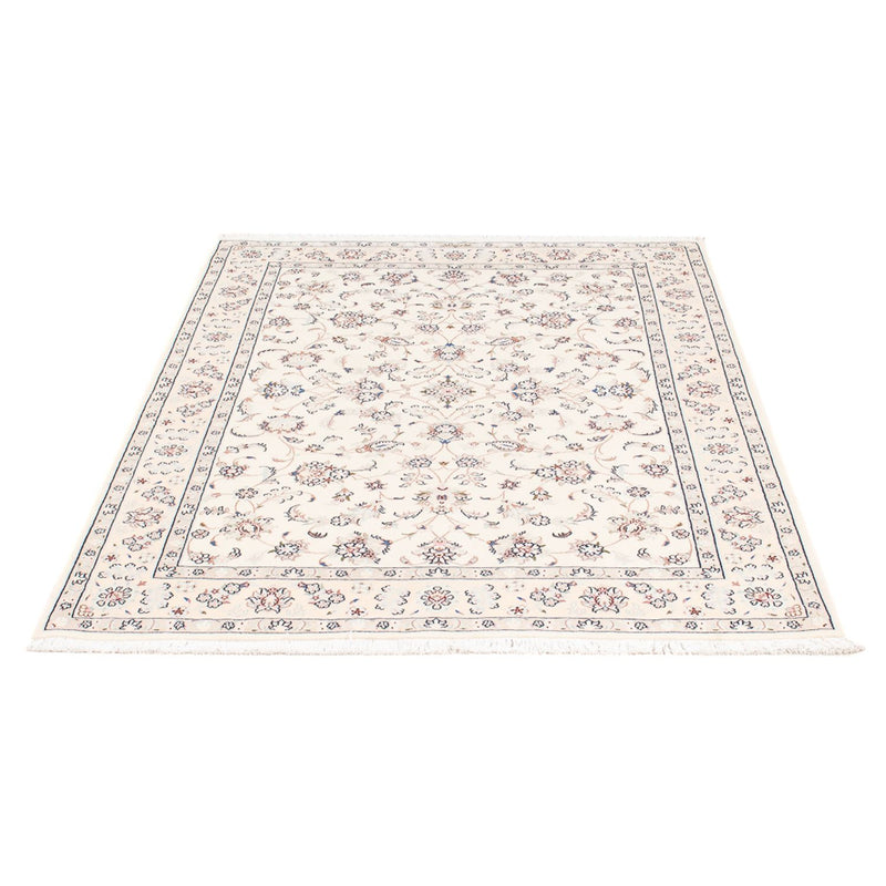 Tapis persan - Nain - Premium - 164 x 110 cm - crème