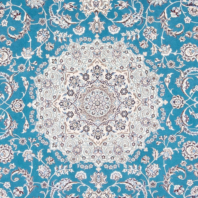 Tapis persan - Nain - Premium - 308 x 208 cm - bleu