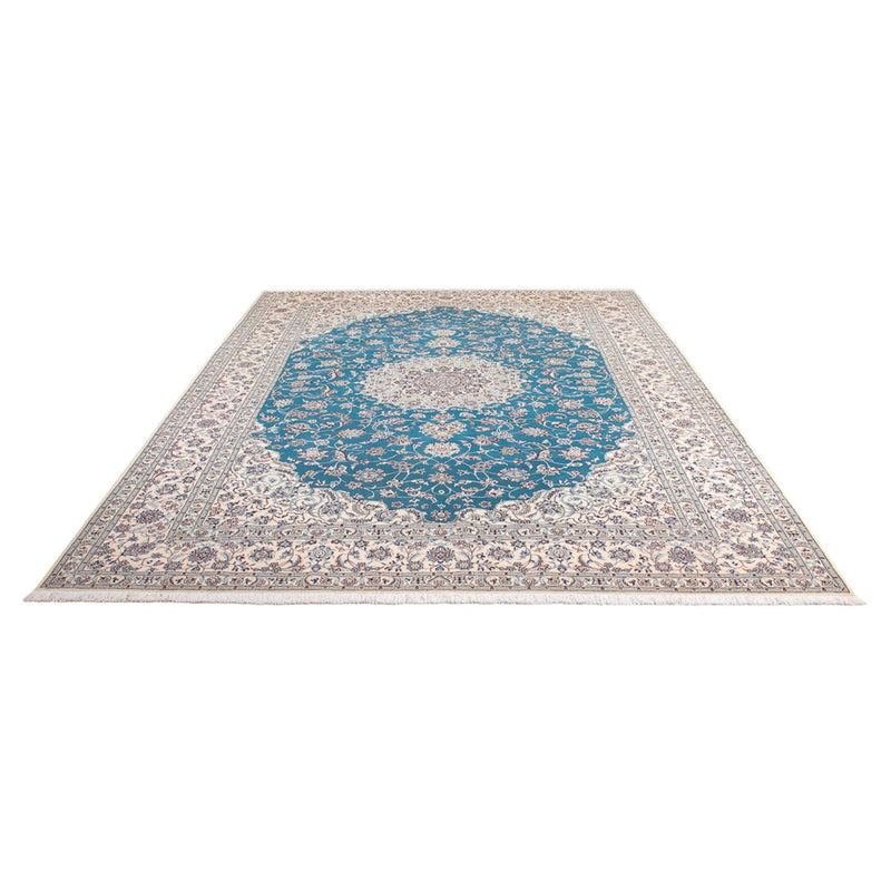 Tapis persan - Nain - Premium - 308 x 208 cm - bleu