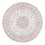 Tapis persan - Nain - Premium ronde  - 247 x 247 cm - crème