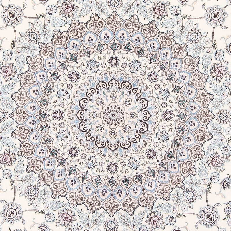 Tapis persan - Nain - Premium ronde  - 247 x 247 cm - crème