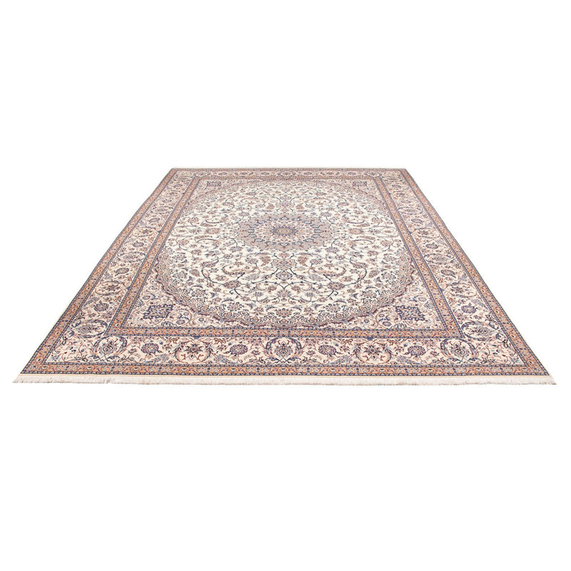 Tapis persan - Nain - Premium - 347 x 252 cm - crème