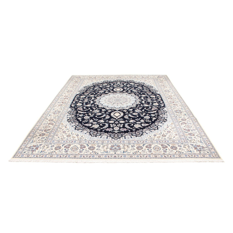 Tapis persan - Nain - Premium - 345 x 252 cm - bleu foncé