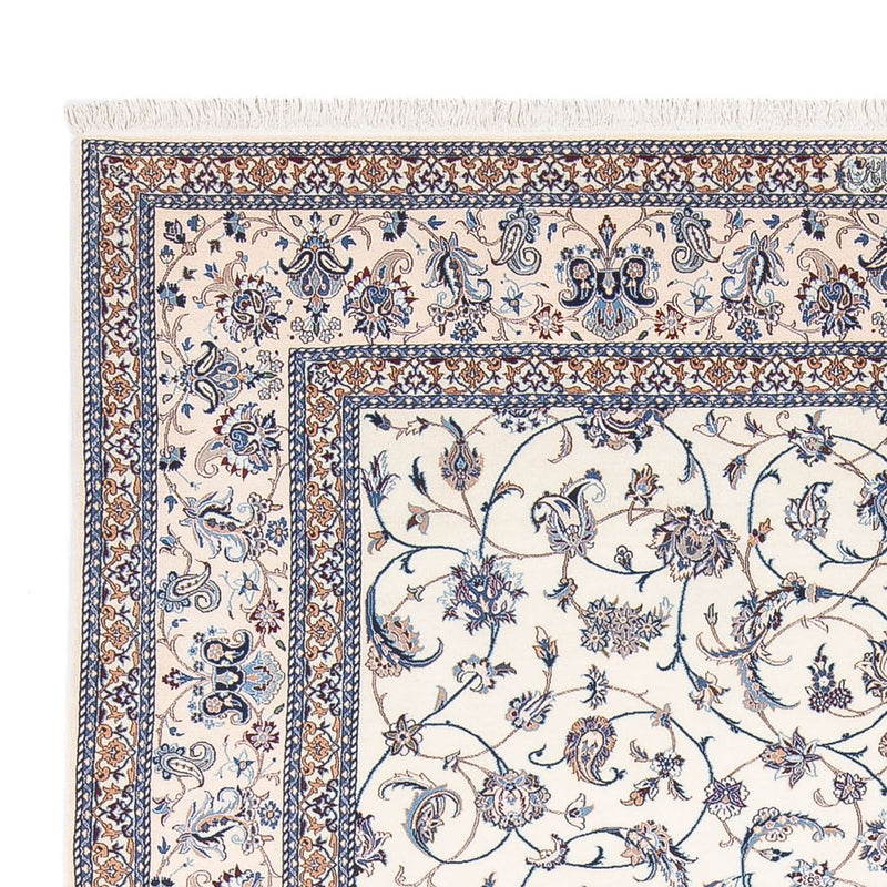 Tapis persan - Nain - Premium - 305 x 204 cm - crème