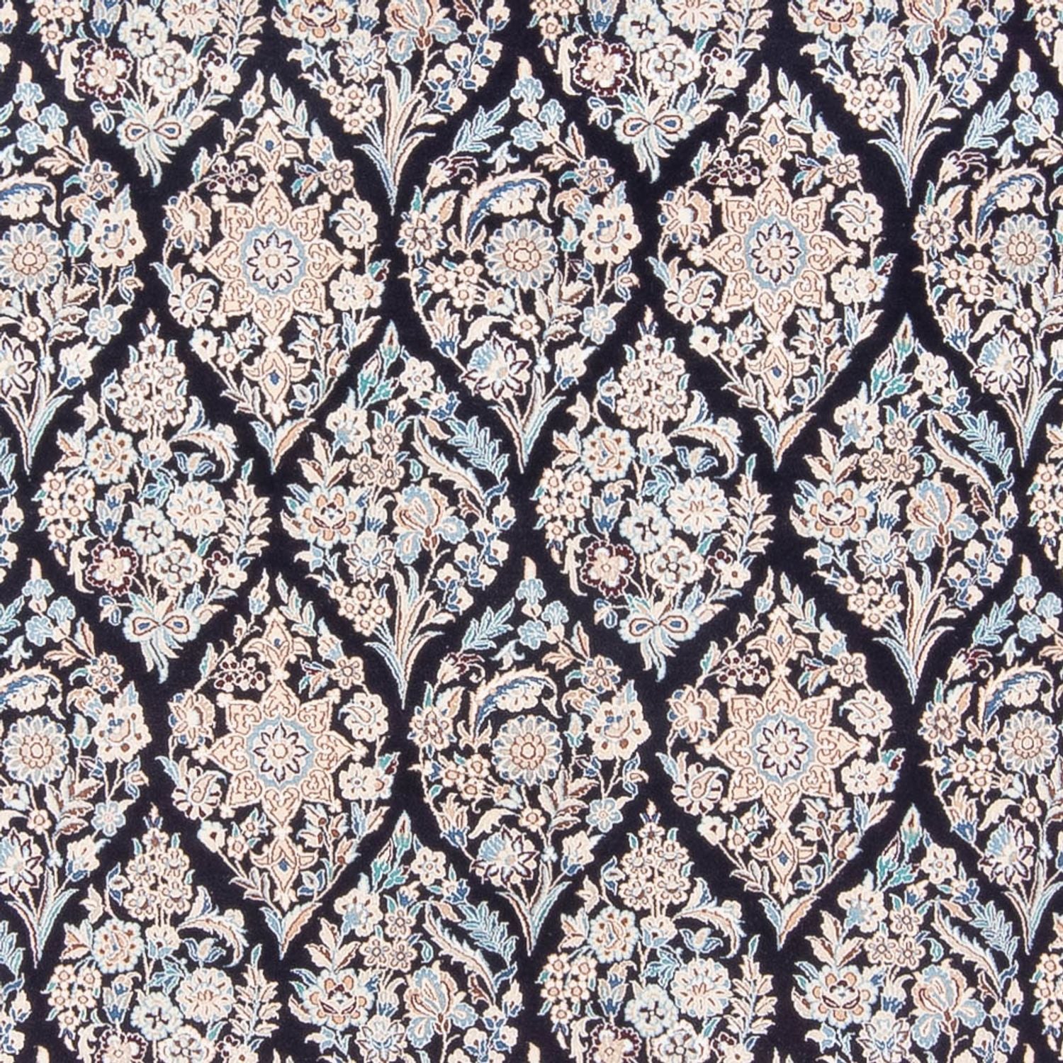 Tapis persan - Nain - Premium - 302 x 200 cm - bleu foncé