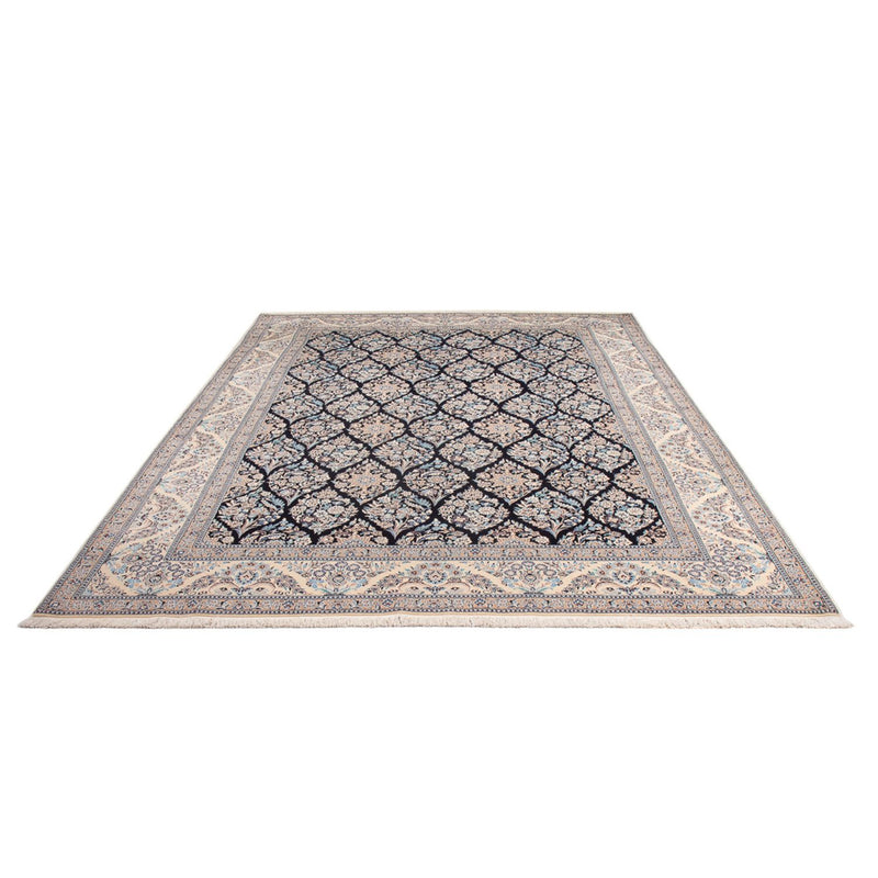 Tapis persan - Nain - Premium - 302 x 200 cm - bleu foncé