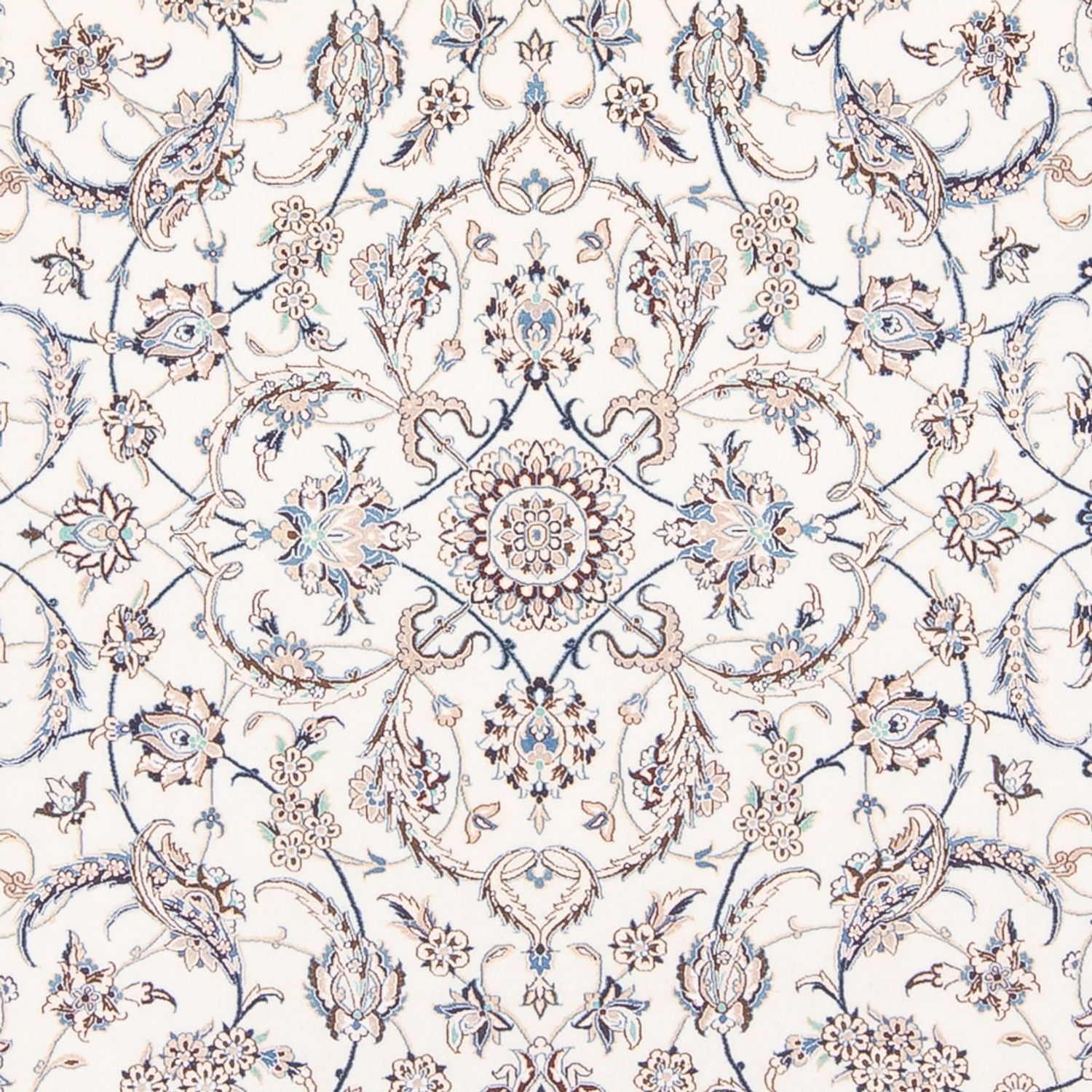 Tapis persan - Nain - Premium - 310 x 213 cm - crème