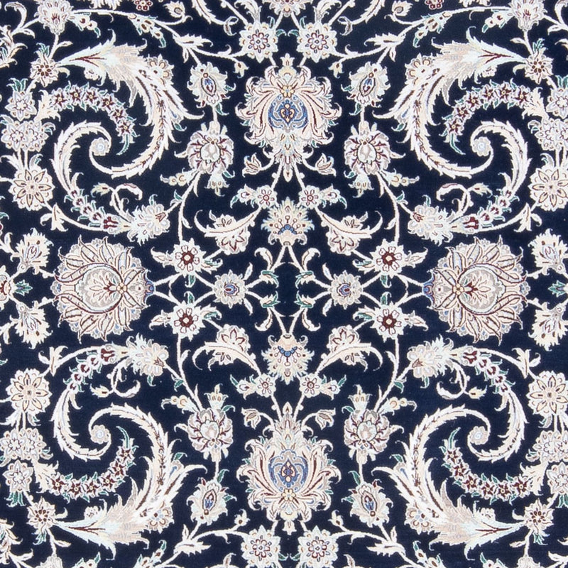 Tapis persan - Nain - Premium - 298 x 195 cm - bleu foncé