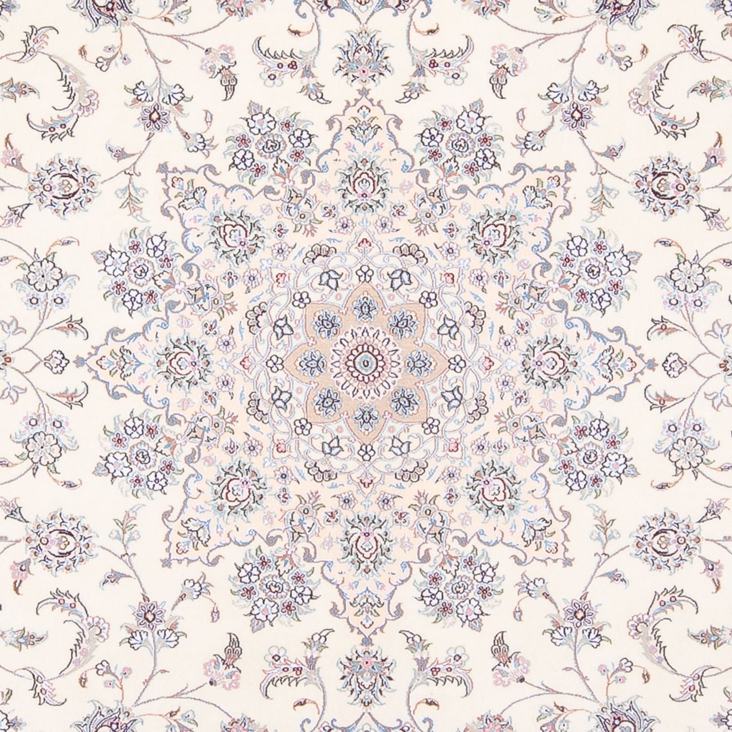 Tapis persan - Nain - Premium - 302 x 200 cm - crème