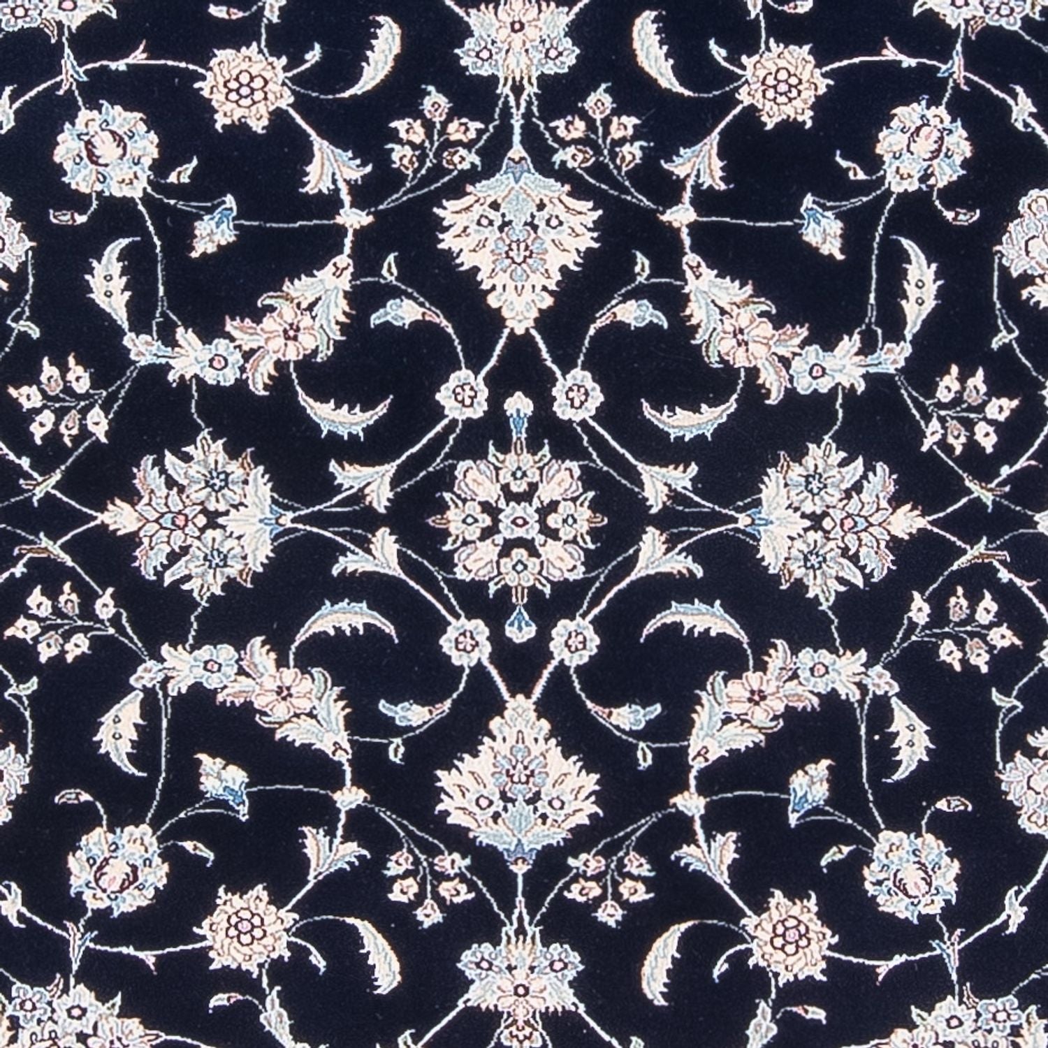 Tapis persan - Nain - Premium - 203 x 151 cm - bleu foncé