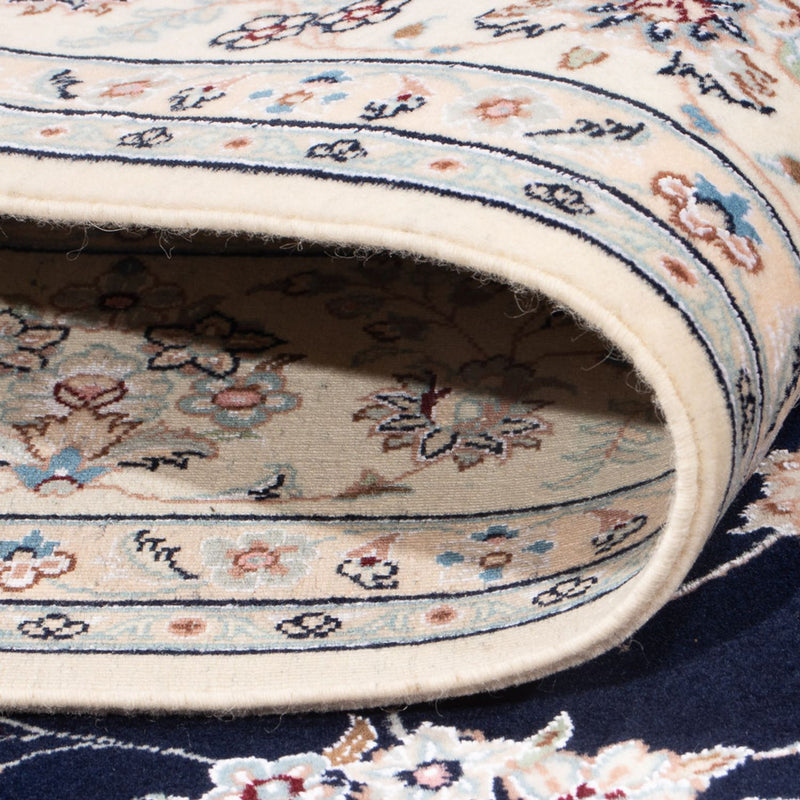 Tapis persan - Nain - Premium - 203 x 151 cm - bleu foncé