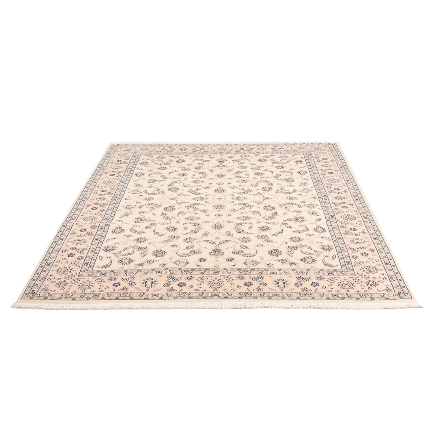 Tapis persan - Nain - Premium - 198 x 150 cm - crème