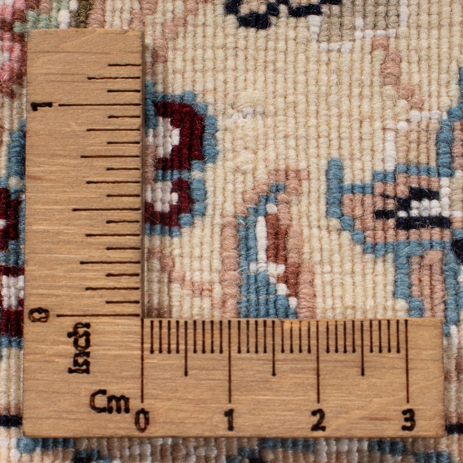 Tapis persan - Nain - Premium - 205 x 135 cm - crème