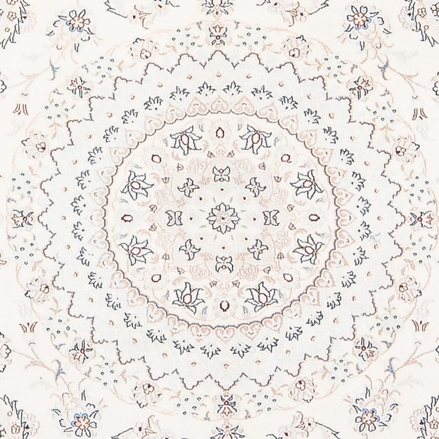Tapis persan - Nain - Premium - 236 x 170 cm - crème