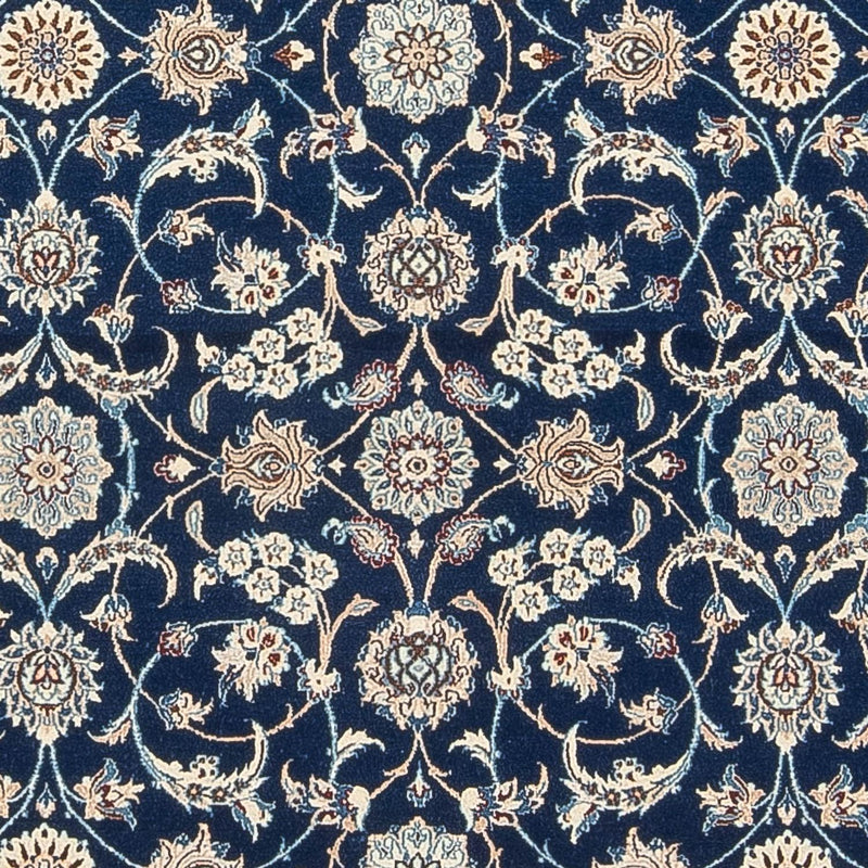 Tapis persan - Nain - Premium - 240 x 165 cm - bleu foncé