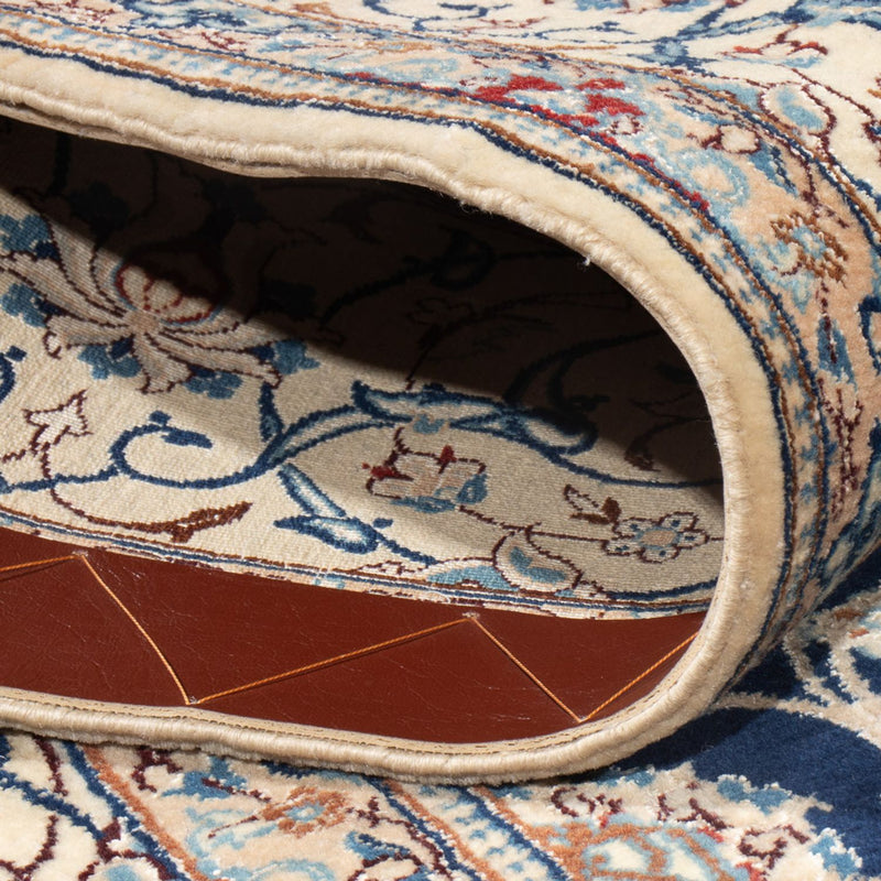 Tapis persan - Nain - Premium - 240 x 165 cm - bleu foncé