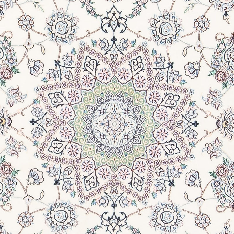 Tapis persan - Nain - Premium - 240 x 155 cm - crème