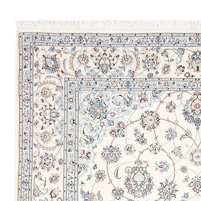 Tapis persan - Nain - Premium - 240 x 155 cm - crème