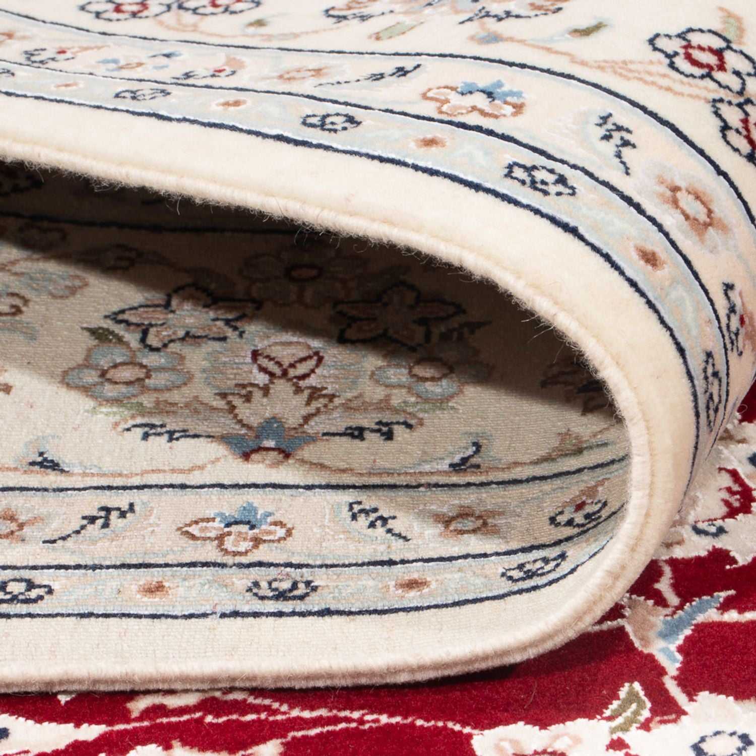 Tapis persan - Nain - Premium - 195 x 155 cm - rouge