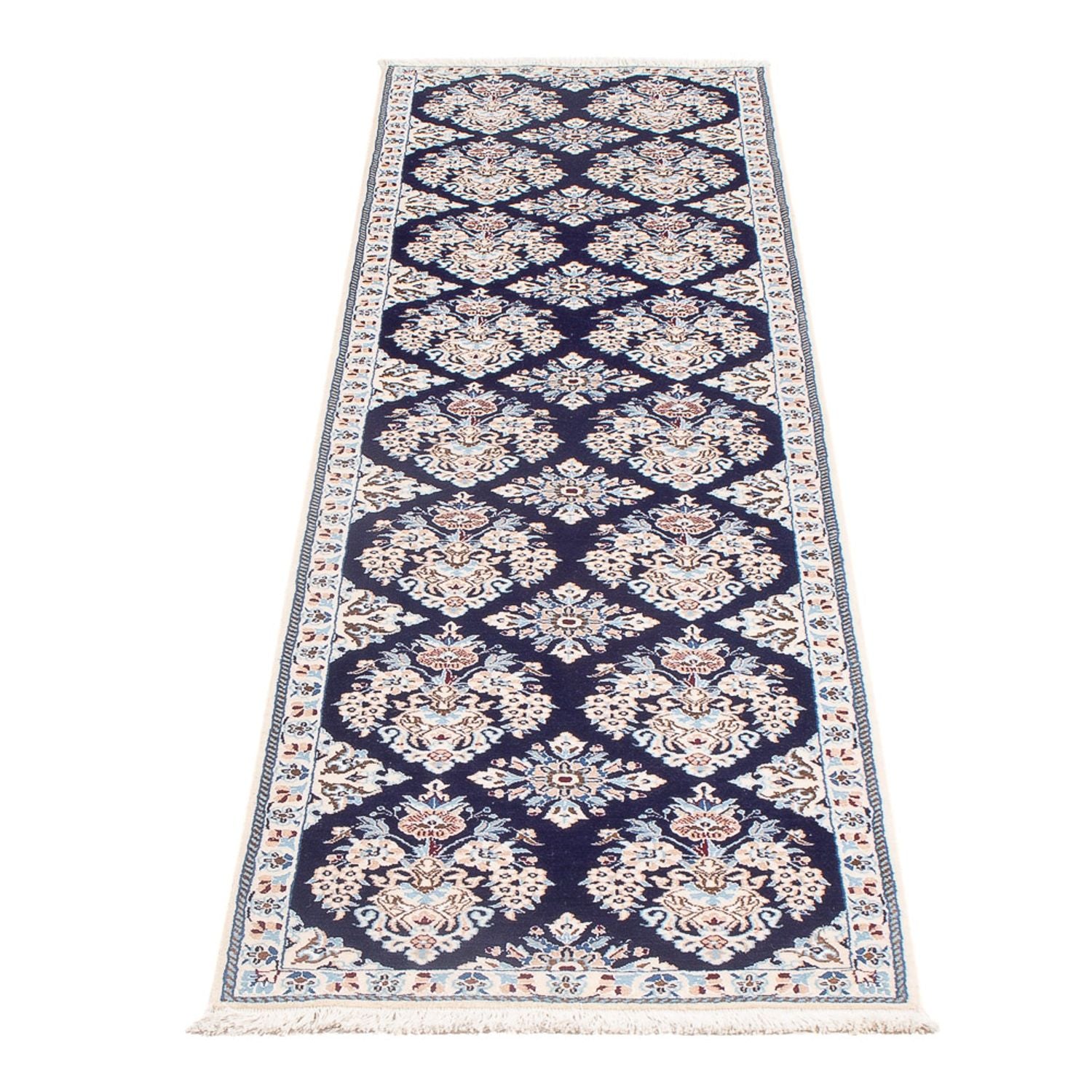Läufer Perser - Nain - Premium - 210 x 48 cm - dunkelblau